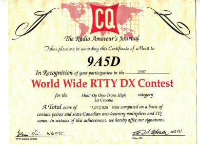 9A5D contest team