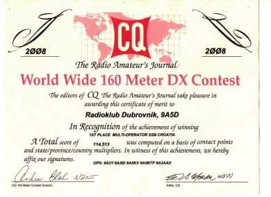 9A5D contest team