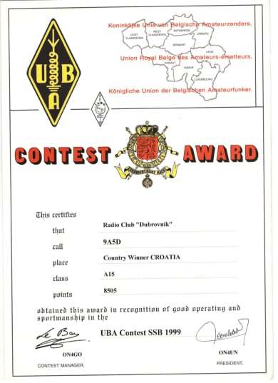 9A5D contest team