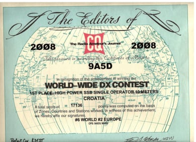 9A5D contest team