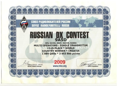 9A5D contest team