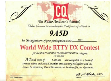 9A5D contest team