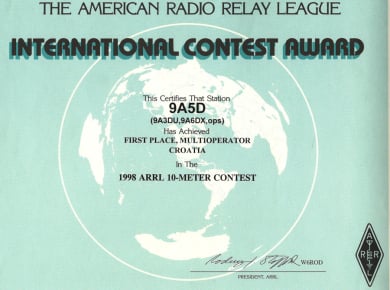 9A5D contest team