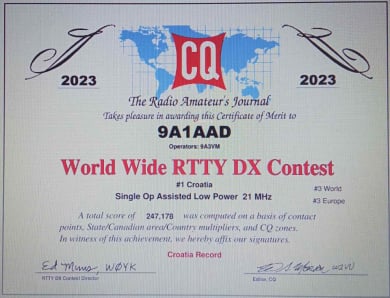 9A5D contest team